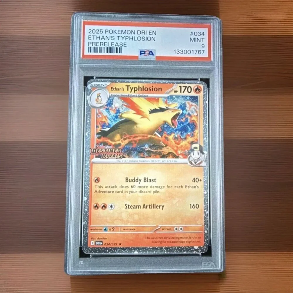 Ethan's Typhlosion (Prerelease) 034/182 Miscellaneous Cards & Products Holo PSA1